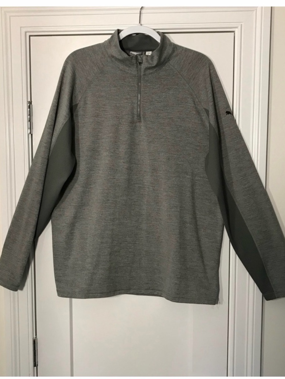 Puma Gray Heather Zip-Up Jacket